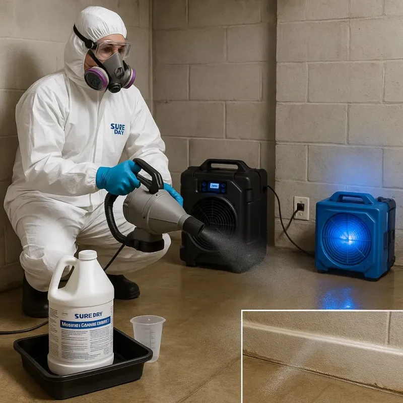 Sanitization and Odor Removal process in North Bay Village, FL